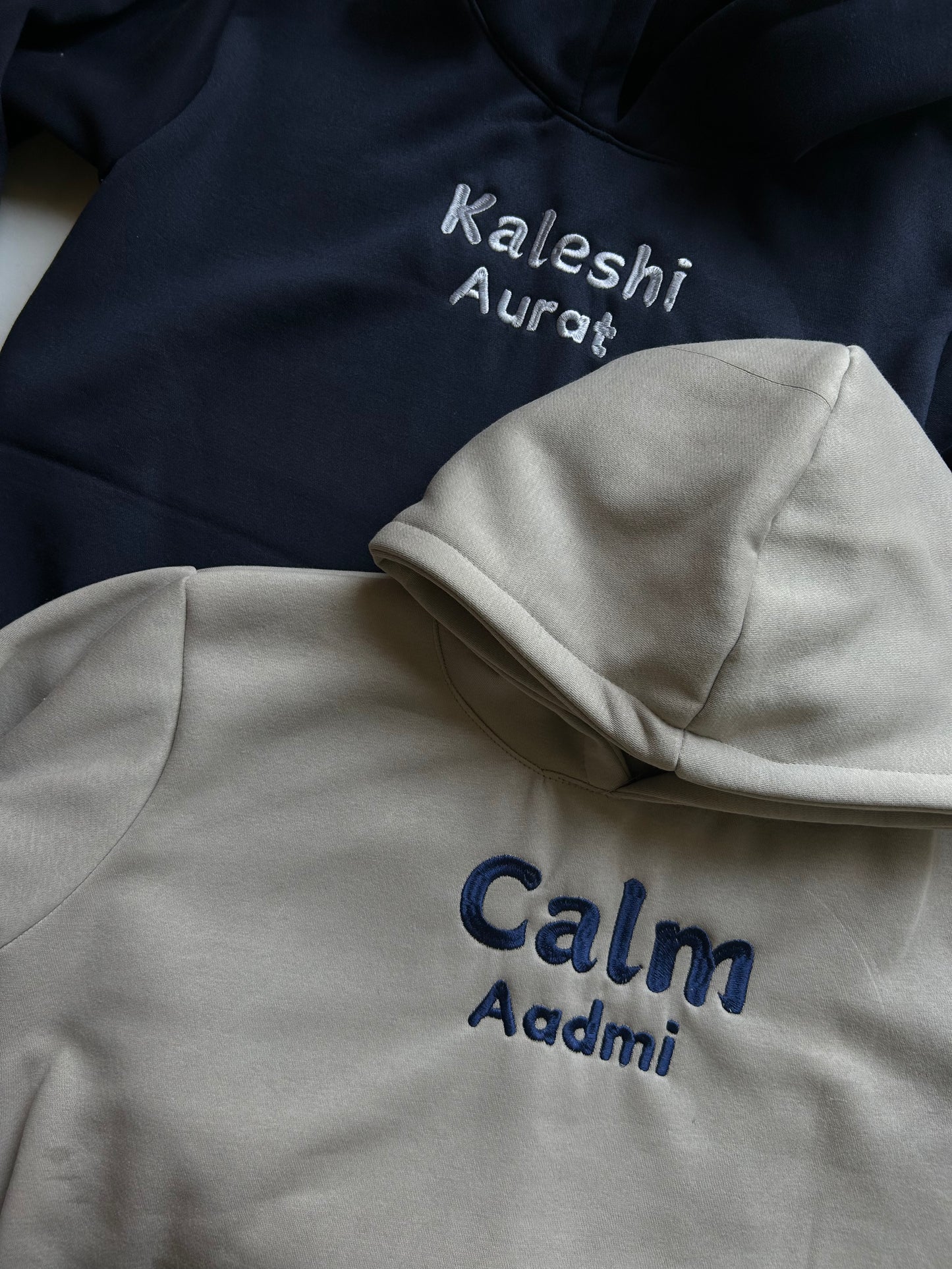 Kaleshi Aurat Calm Aadmi Hoodie Combo