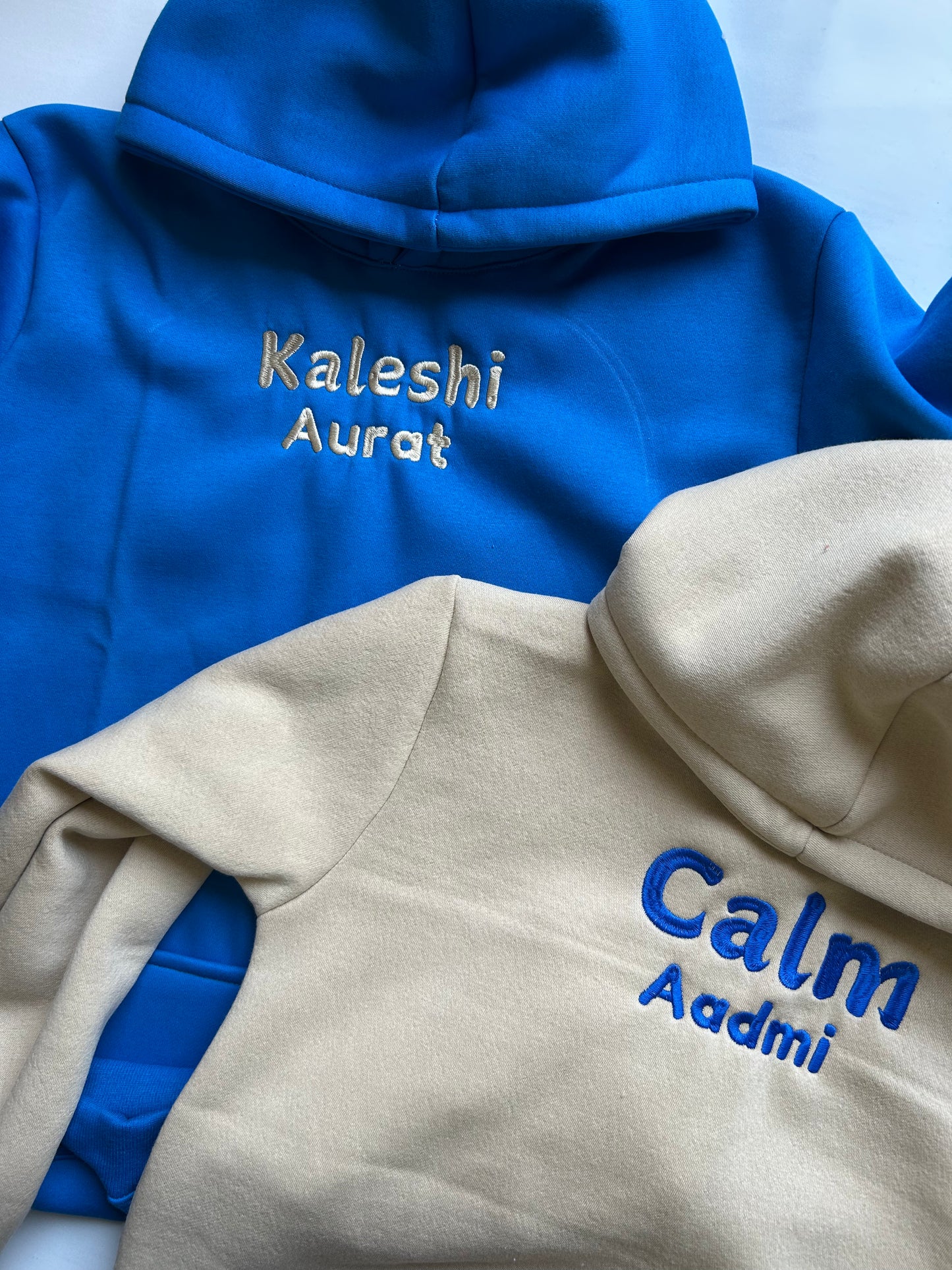 Kaleshi Aurat Calm Aadmi Hoodie Combo