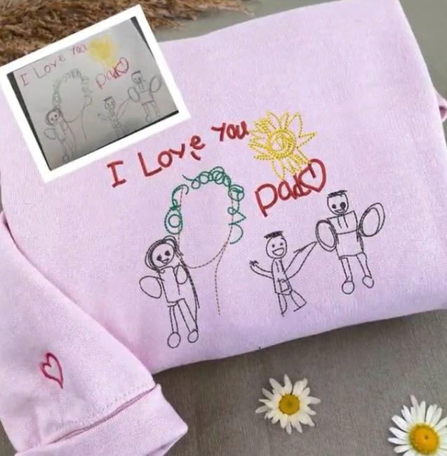 Custom Handwriting Embroidery