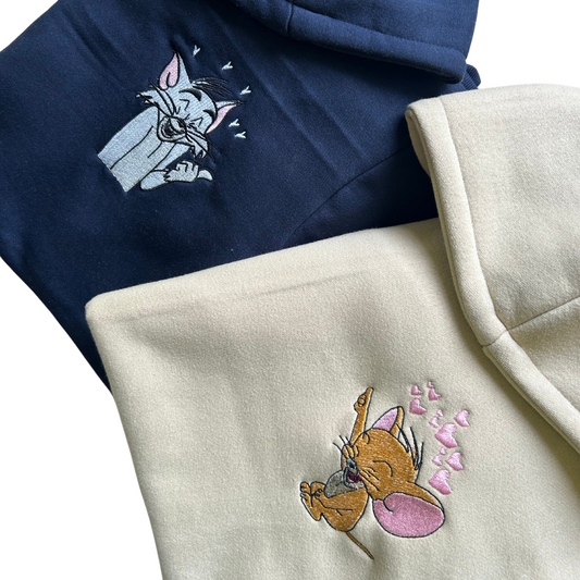 Tom and Jerry Embroidered Combo