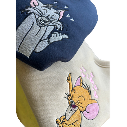 Tom and Jerry Embroidered Combo