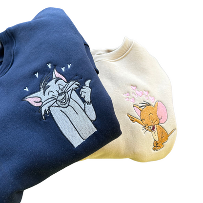 Tom and Jerry Embroidered Combo