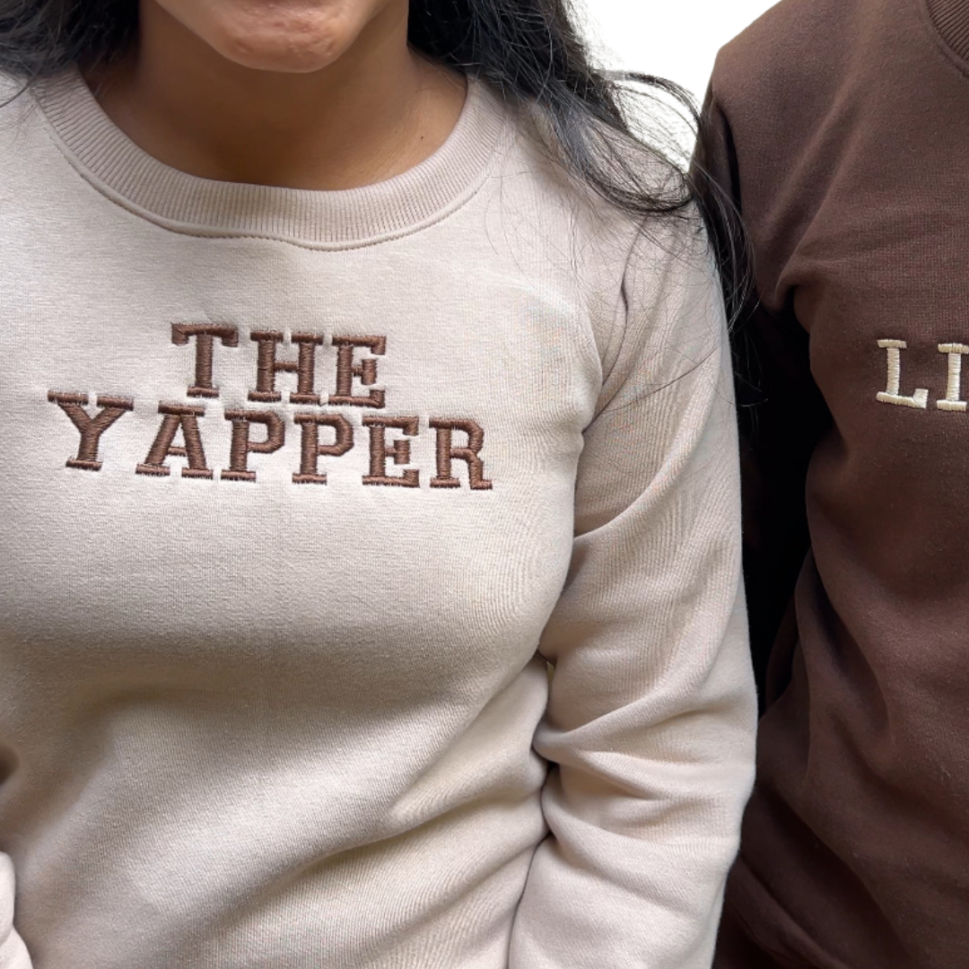 The Yapper, The Listener Sweatshirt Combo